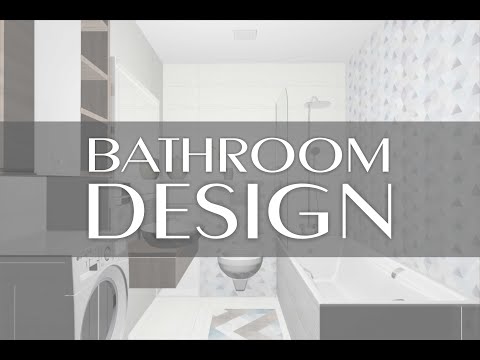 Bathroom design.    